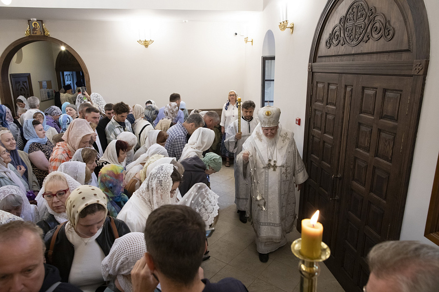 Великое освящение храма праведного Феодора Ушакова в Купавне